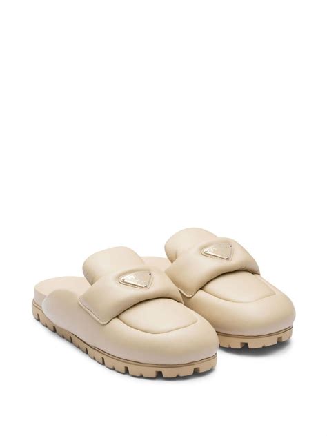 prada logo slippers|Prada slippers sale.